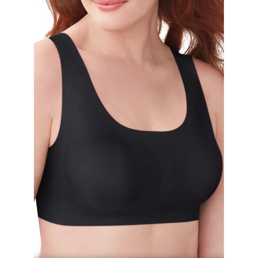 Lot of 2 Bali Comfort Revolution Wirefree Bras-Sandshell and Black XL New - Picture 3 of 11